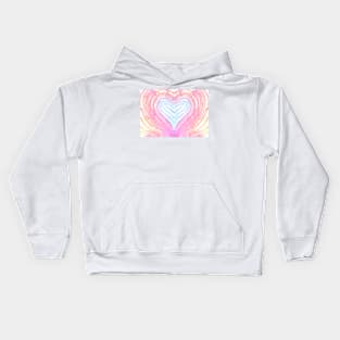 Watercolour heart Kids Hoodie